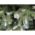 Premium Kunst-Weihnachtsbaum "Kanada-Schnee", 120 cm, PE/PVC