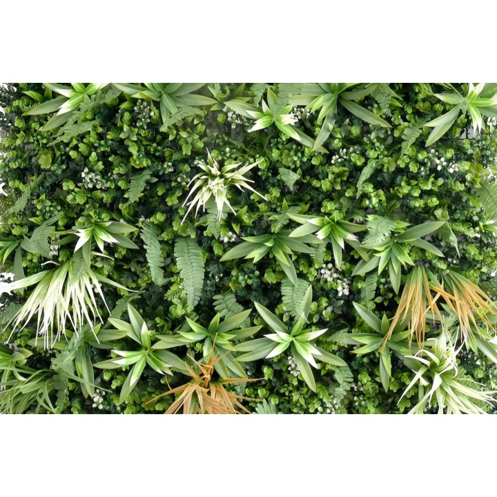 Künstliche Pflanzenwand Angel Fire - 100x100cm
