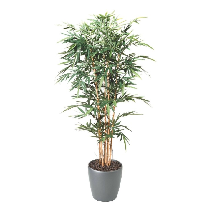 Kunstbambus Arrangement im stilvollen Pflanzgefäss