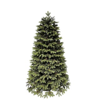 Künstlicher Weihnachtsbaum Kiefer mit Natur-Zapfen PE/PVC, 170 cm