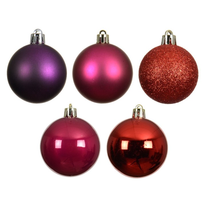 Weihnachtskugel-Set Festlicher Glanz 30 Stück Ø6 cm