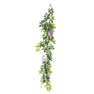 Lavendelfarbene Künstliche Wisteria-Girlande, 180 cm