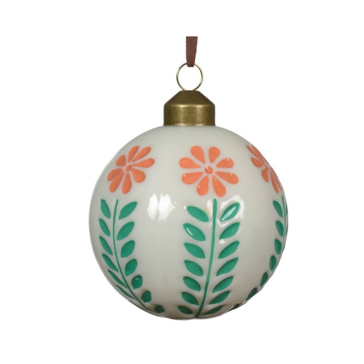 Glas-Christbaumkugel Set Alpenzauber, 3er 8cm