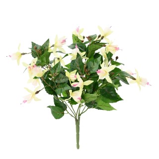 Dekorative Glockenblume Weiss 37cm