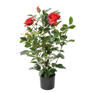 Künstliche Königrose Rot - 60 cm