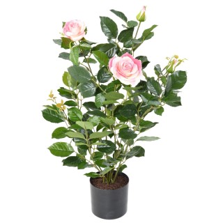 Edle Kunstrose Royal-Pink, 60 cm