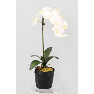 Phalaenopsis Kunstorchidee, Weiss, ca. 85 cm Hoch
