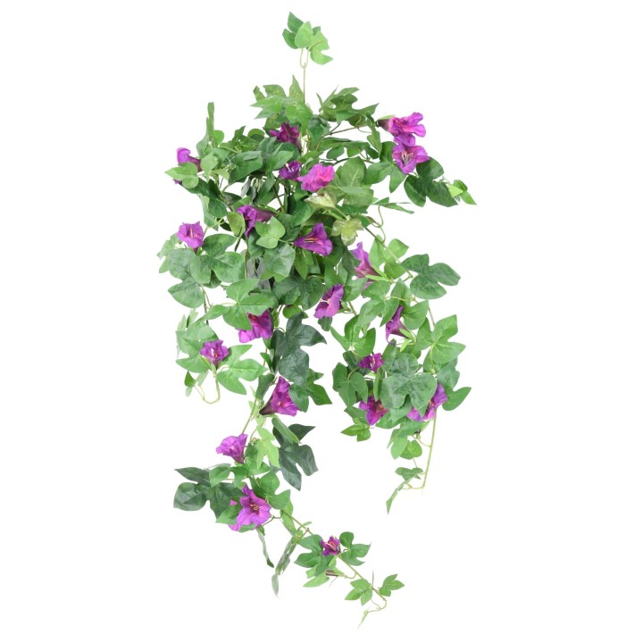 Realistischer Petunien-Hängebusch, 75 cm, Lila