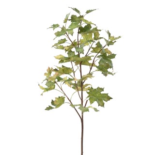 Künstlicher Platanenzweig 120cm Grün