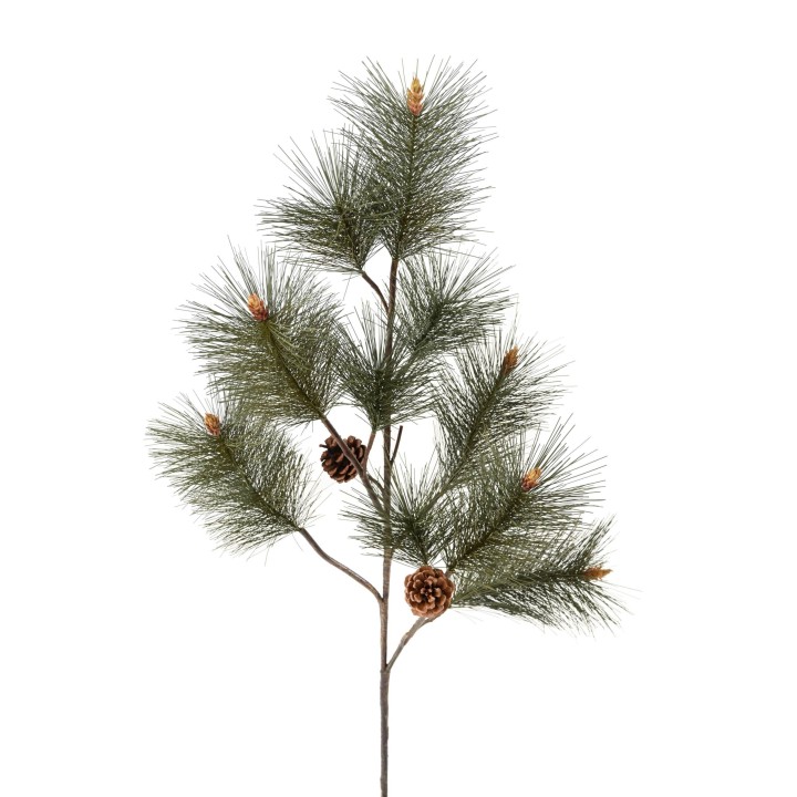 Künstlicher Riesen-Kiefernzweig 110cm Grün