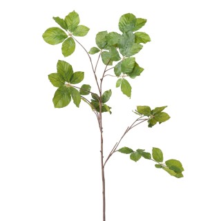 Edler Hainbuchen-Zweig Kunstpflanze, 102 cm, Grün