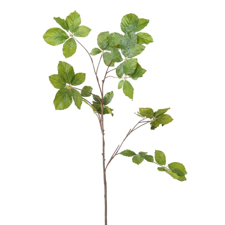 Edler Hainbuchen-Zweig Kunstpflanze, 102 cm, Grün