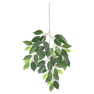 Deko Ficus-Zweig, 60 cm, lebhaft grün
