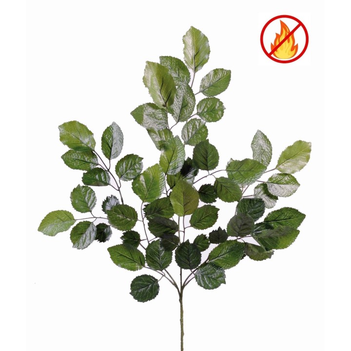 Künstlicher Buchenzweig 70cm, Brandschutz B1/RF2, Grün