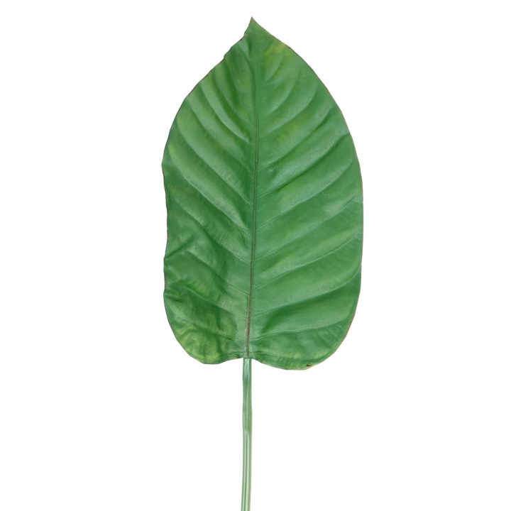 Alocasia Kunst-Blattzweig, 100 cm, Grün
