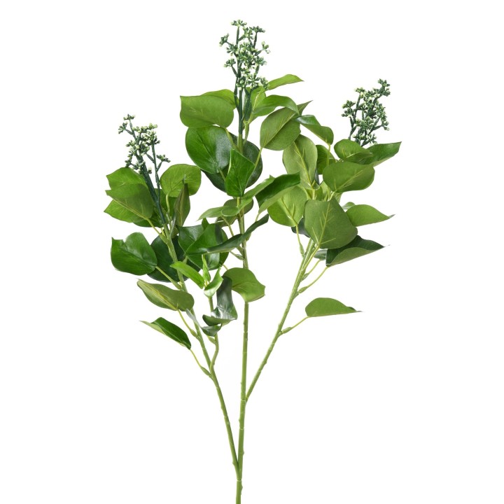 Täuschend echte Efeuranke mit Beeren, 60 cm, Grün