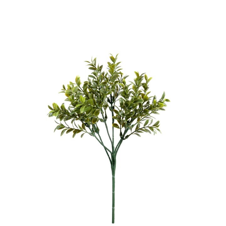 Künstlicher Buchsbaum-Zweig 40cm Grün