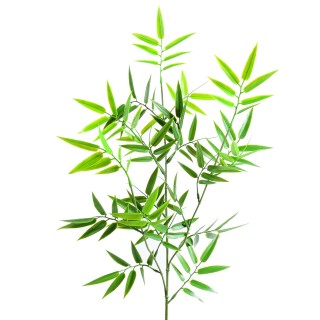 Premium Kunst-Bambuszweig UV-stabil 70cm Grün