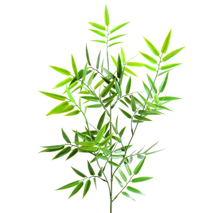 Premium Kunst-Bambuszweig UV-stabil 70cm Grün