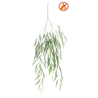 Künstlicher Weidenzweig Brandschutz B1-RF2 - 130cm Grün