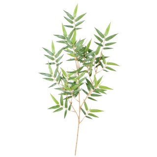 Naturgetreuer Kunst-Bambuszweig – 69 cm, Grün
