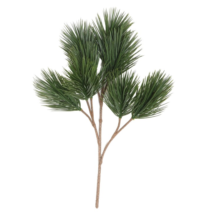Kunst-Kieferzweig 38cm Gruen