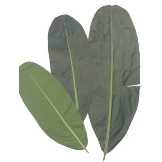 Künstlicher Bananenbaum-Blattzweig 115 cm – Exotisches Grün für Innenräume