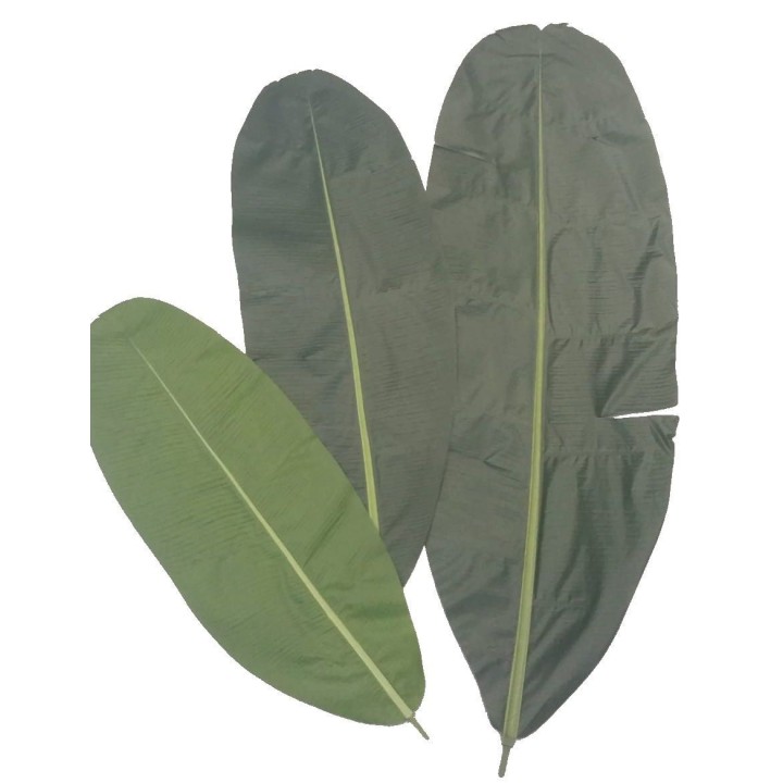 Künstlicher Bananenbaum-Blattzweig 115 cm – Exotisches Grün für Innenräume