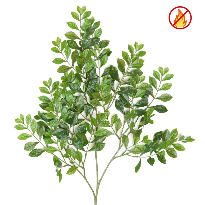 Akazienzweig ca 70cm - Brandschutz B1/RF2 - Grün