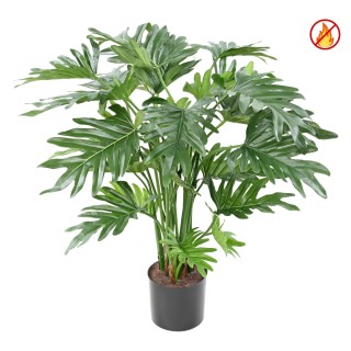 Philodendron Selloum Kunstpflanze - 63 cm - Schwer entflammbar B1/RF2
