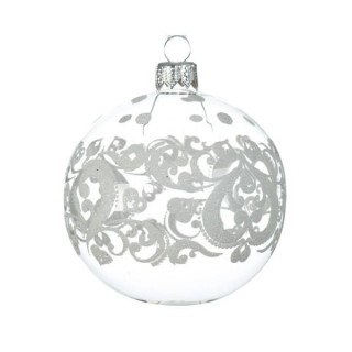 Exklusives 6er-Set Glas-Herzen zum Aufhängen, 8cm Durchmesser