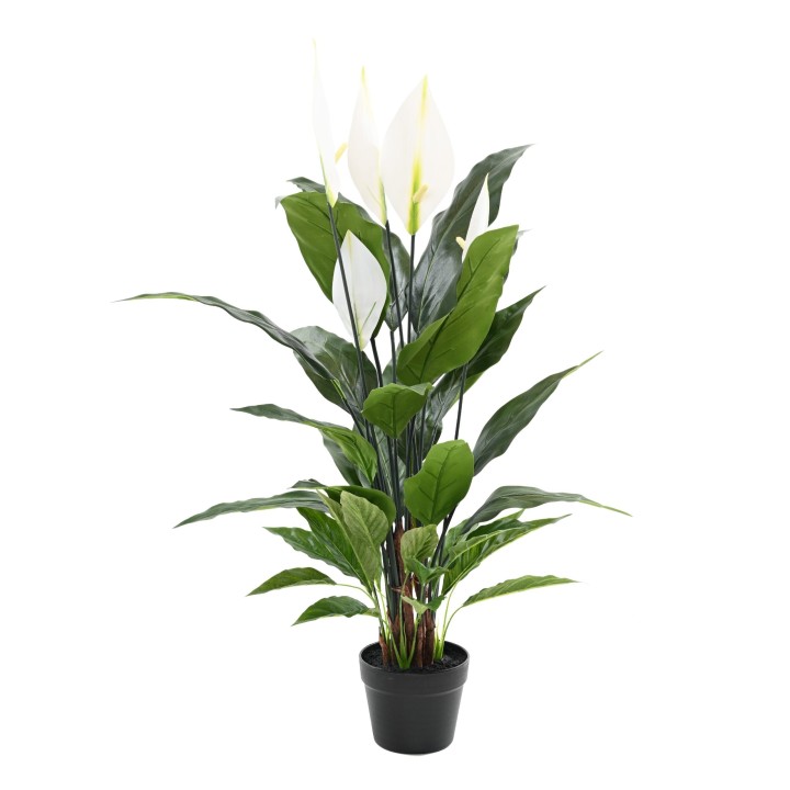 Spathiphyllum Friedenslilie Kunstpflanze 90cm