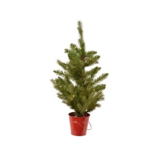 Mini-Tannenbaum Alpenlicht 45cm mit integrierter LED-Beleuchtung