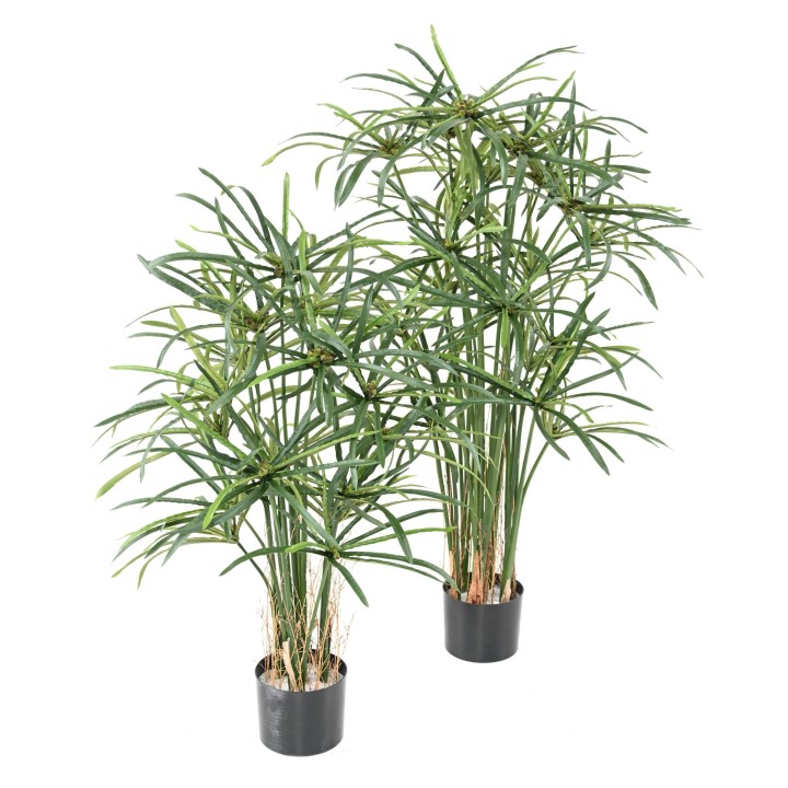 Deko Papyrus Alternifolius Pflanze - 130cm Grün