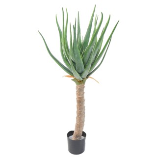Künstliche Aloe Vera Pflanze - 125cm - Täuschend echt und ohne Pflege
