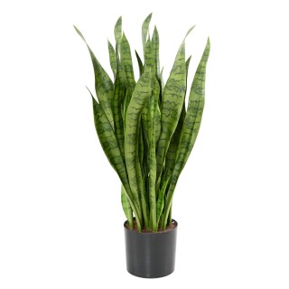 Sansevieria Kunstpflanze 93 cm, täuschend echt, ohne Pflegeaufwand
