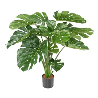 Philodendron Kunstpflanze - 110 cm, Grün