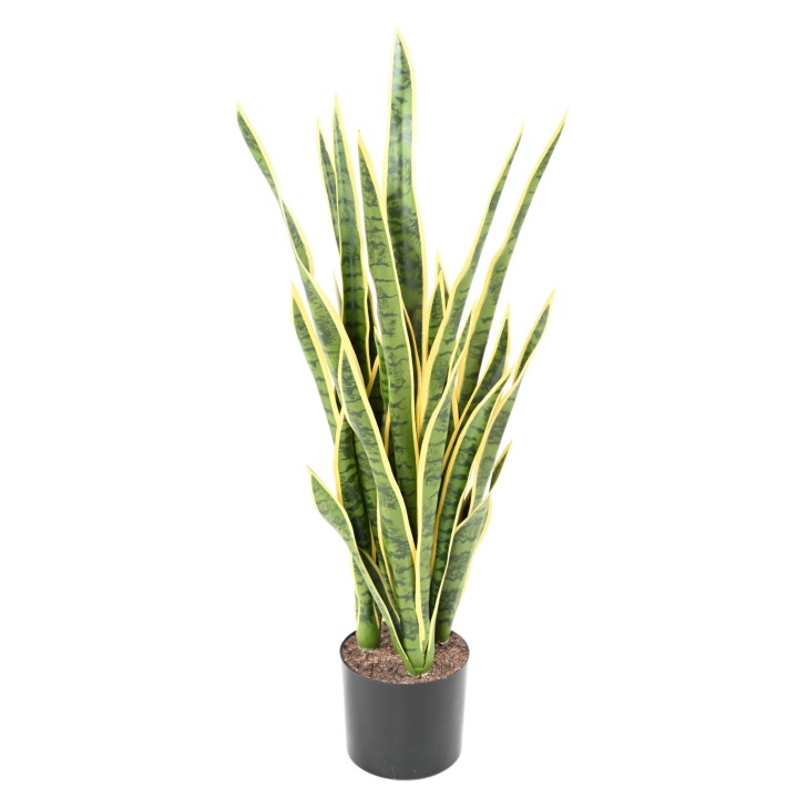 Dekorative Sansevieria Kunstpflanze, 85 cm - Pflegefrei & Lebensnah