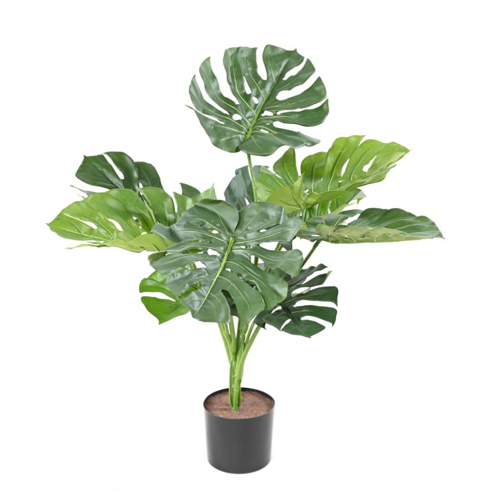 Künstlicher Philodendron 75cm, Grün und Pflegeleicht