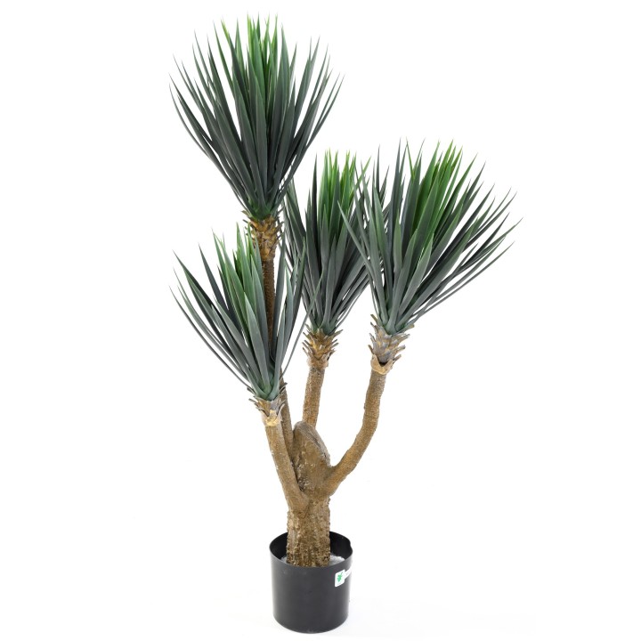 Kunst-Yucca 120 cm - Naturgetreu & Wartungsfrei für Ihr Zuhause
