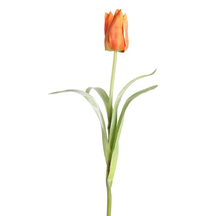 Kunst-Tulpe Orange 42cm - Absolut Pflegeleicht