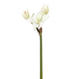 Künstliche Amaryllis Weiss - 60 cm Höhe - Pflegeleichte Dekoration