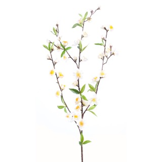 Künstlicher Kirschblütenzweig weiss 70cm