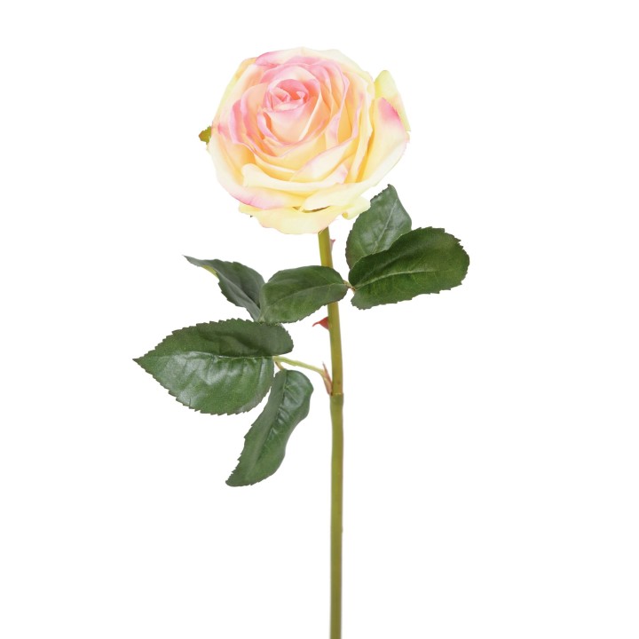 Künstliche Rose Asperanza, 53 cm, Lichtrosa