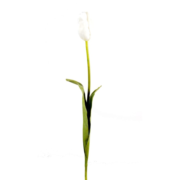 Kuenstliche Tulpe Weiss - 79cm Hoch - Pflegeleicht