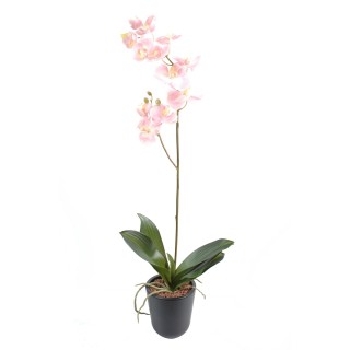 Künstlicher Phalaenopsis Orchideen-Zweig - 90 cm - Hellrosa