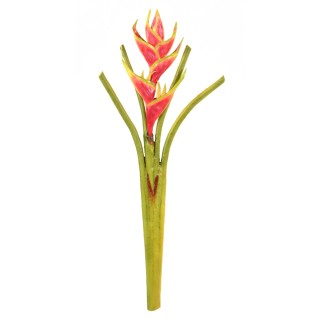 Künstliche Heliconia - Exotische Kunstpflanze 80cm hoch