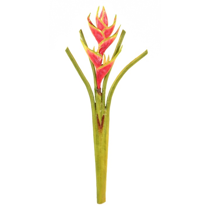 Künstliche Heliconia - Exotische Kunstpflanze 80cm hoch