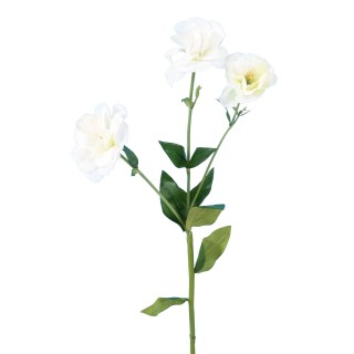 Dekorative Lisianthus-Blume - Weiss - 70cm