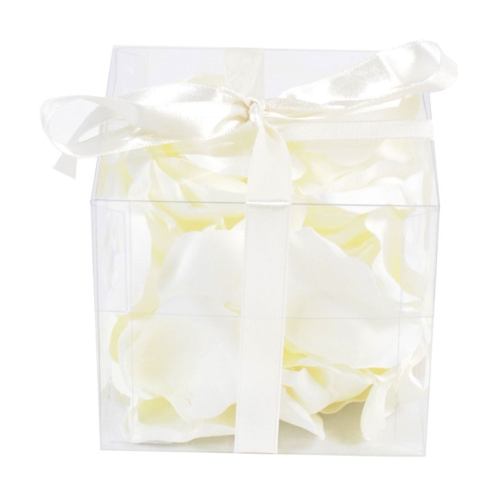 Künstliche Rosenblüten Weiss 10cm - Dauerhaft frisch ohne Pflege